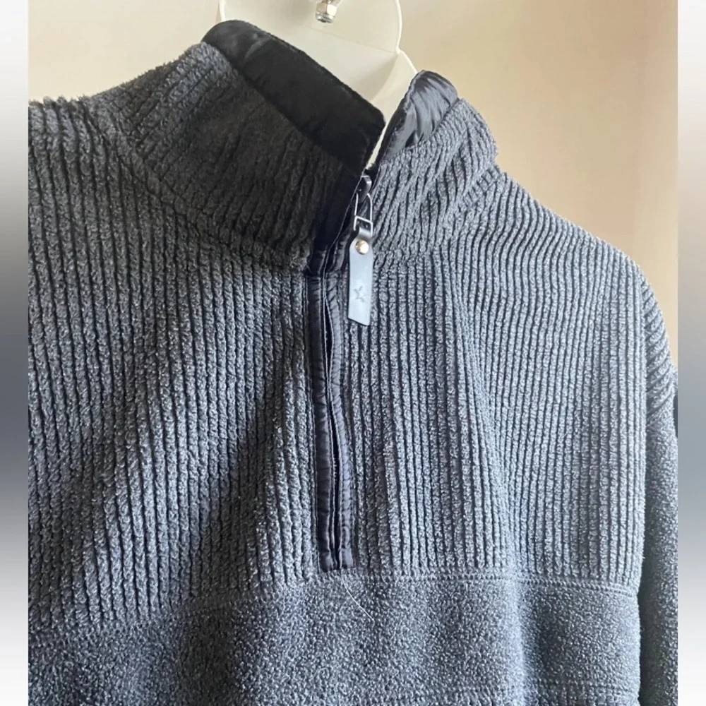2XL Faded Glory Authentic Gray Pullover V-Neck Sweater Shirt Jacket Rayon men_2
